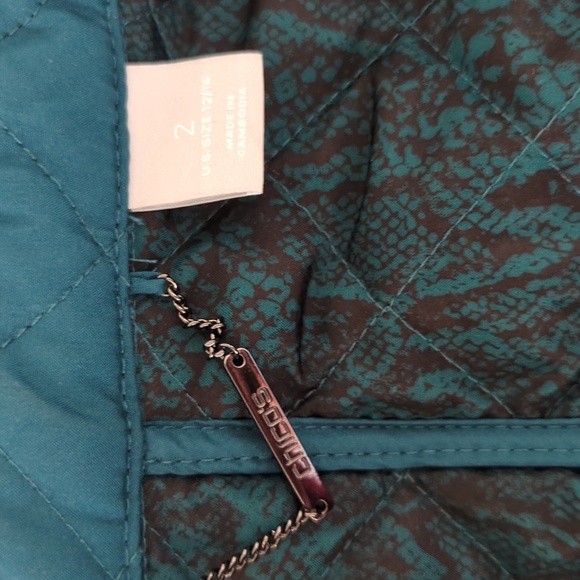 Chico's Lightweight Quilted Jacket/ Coat - Picture 10 of 14